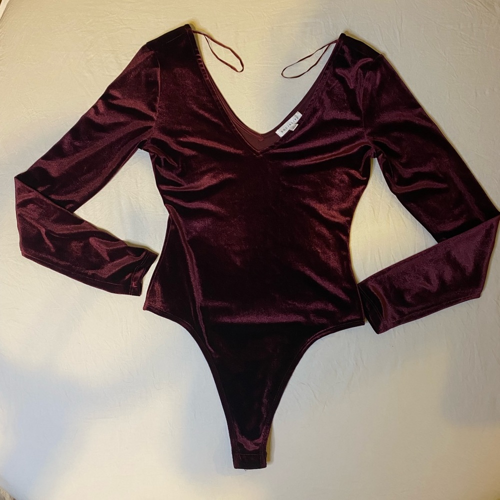Velvet bodysuit